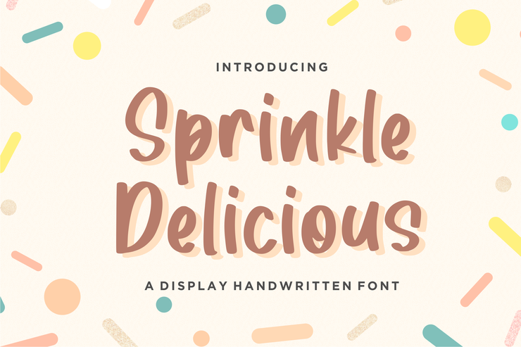 Sprinkle Delicious字体 4