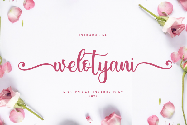 Welotyani字体 2