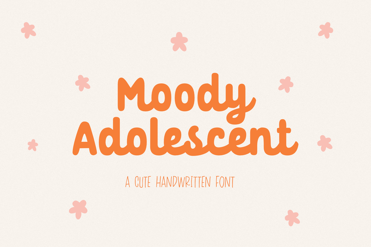 Moody Adolescent字体 1