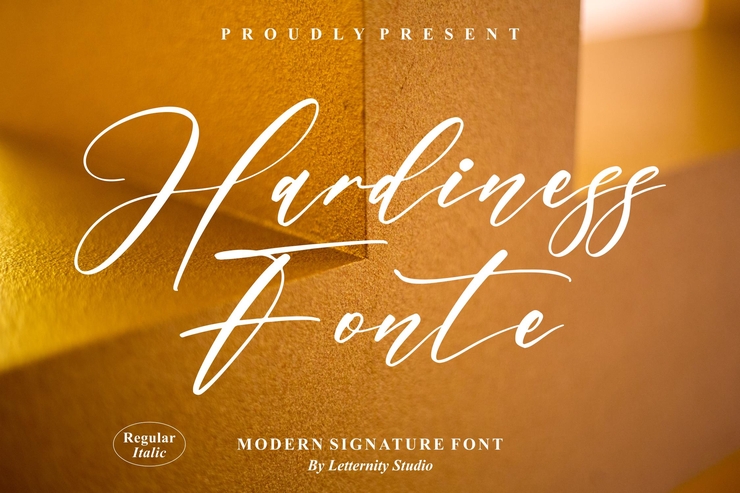 Hardiness字体e字体 2