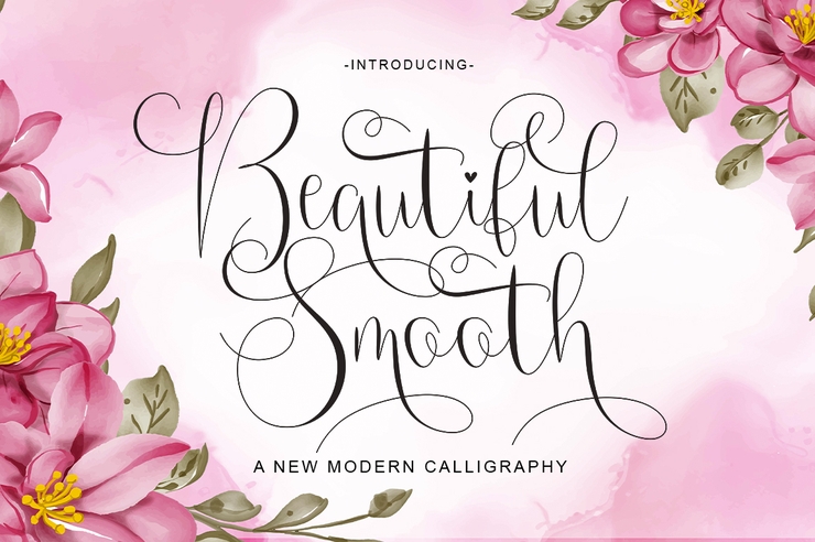 Beautiful Smooth字体 1