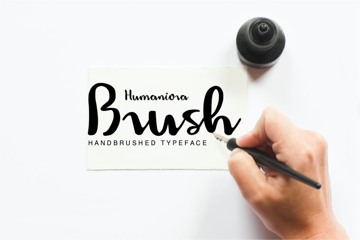 Humaniora Brush字体 8