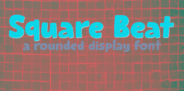 Square Beat字体 1