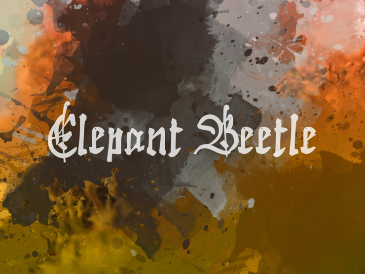 e Elephant Beetle字体 1