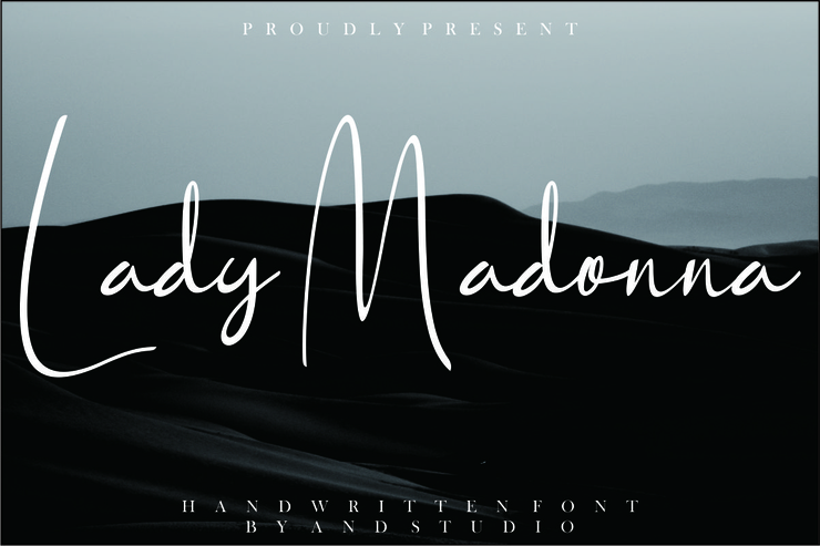Lady Madona字体 7