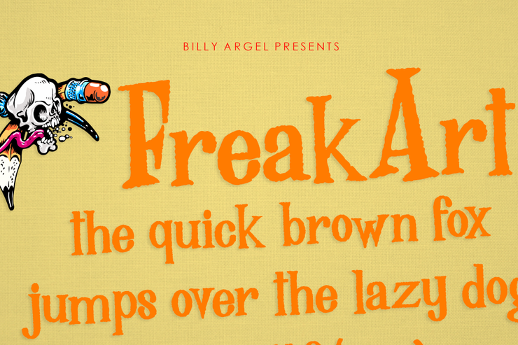 Freak Art字体 4