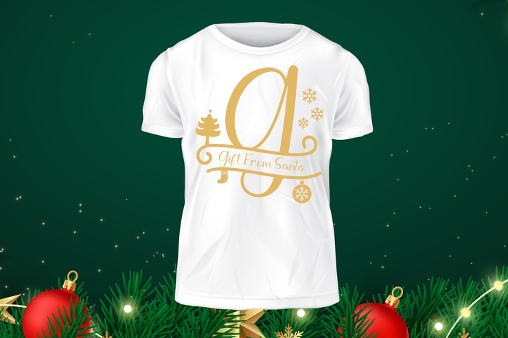 Stunning Christmas Monogram字体 5