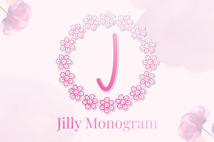 Jilly Monogram字体 1