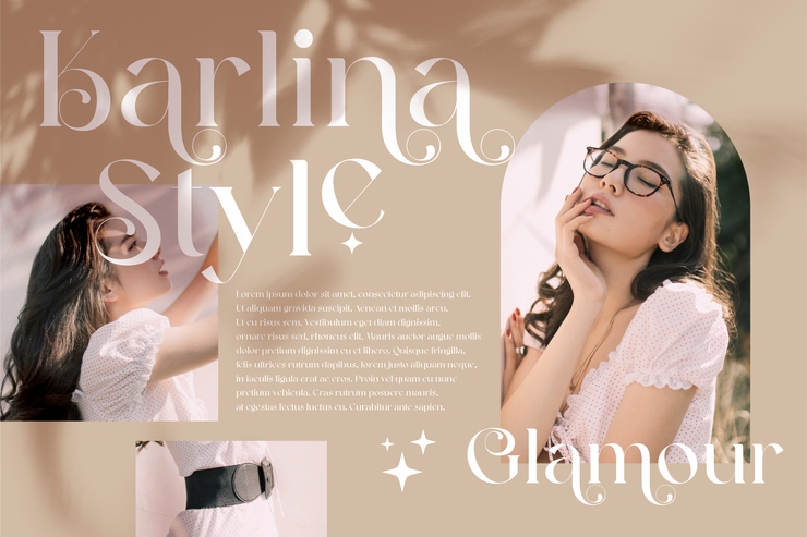 Glamour Karlina字体 4