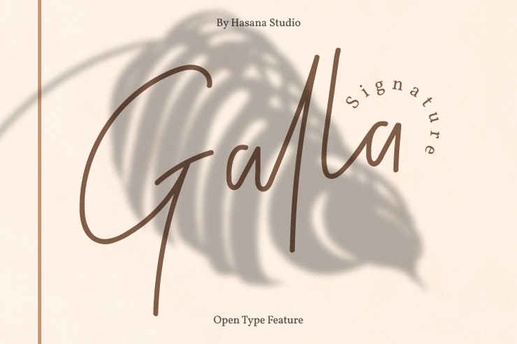 Galla Signature字体 7