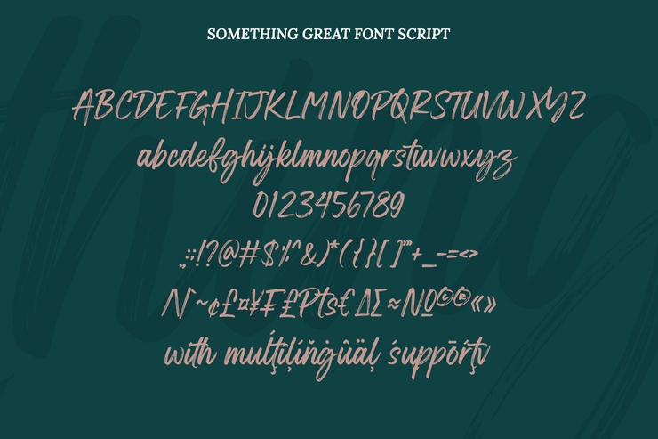 Something Great Serif Personal字体 1