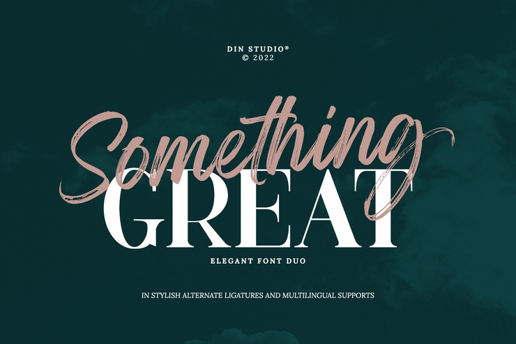 Something Great Serif Personal字体 2
