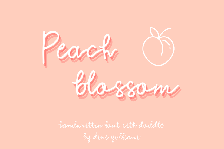 Peach Blossom字体 6