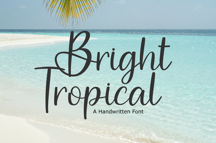 Bright Tropical字体 8
