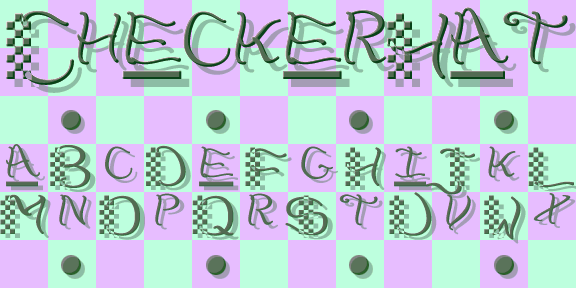 CheckerHat字体 1