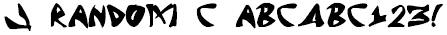 J Random C字体 1