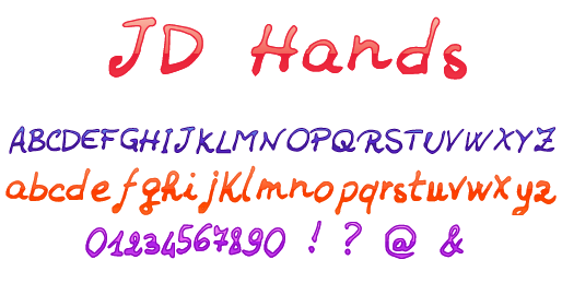 JDHands字体 2