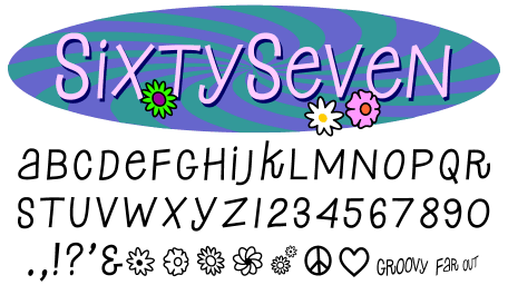 Sixty Seven字体 1