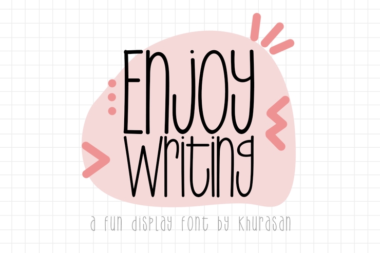 Enjoy Writing字体 1