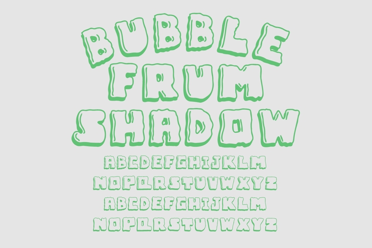 Bubble Frum字体 7