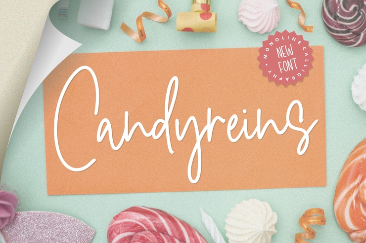 Candyreins字体 1