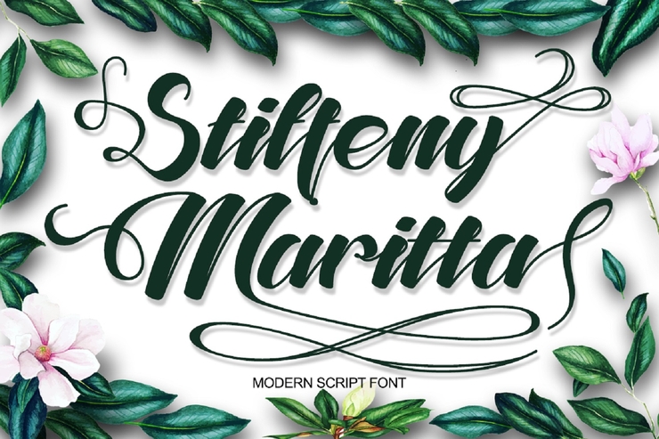 Stiffeny Maritta字体 1
