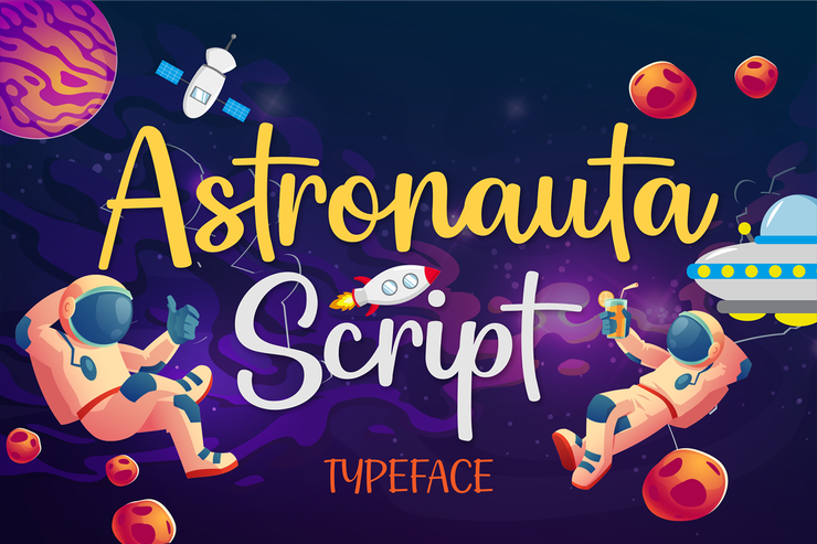 Astronauta Script字体 1