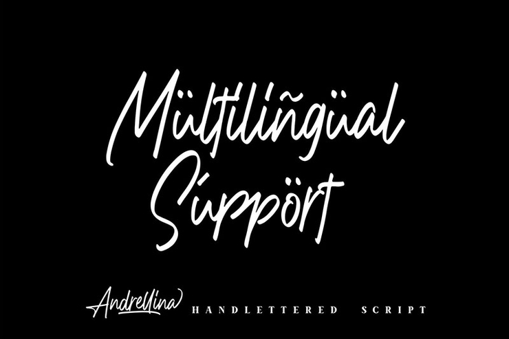 Andrellina字体 6