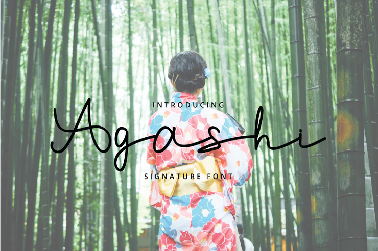 Agashi Signature字体 3
