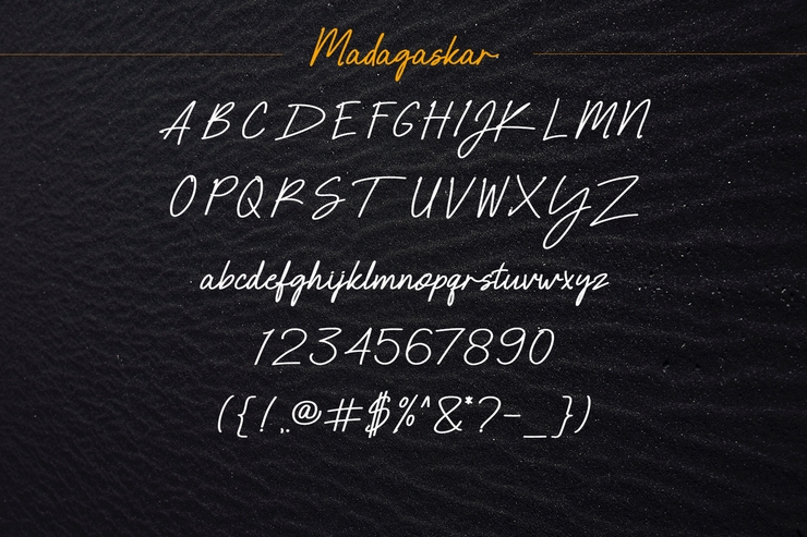 Madagaskar字体 6