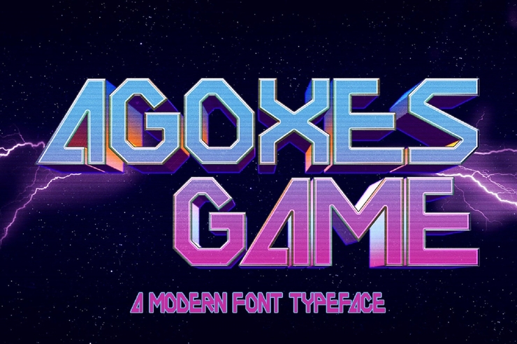 AGOXES GAME字体 1