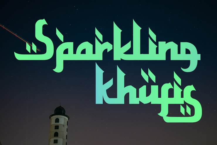 Sparkling Khufis字体 4