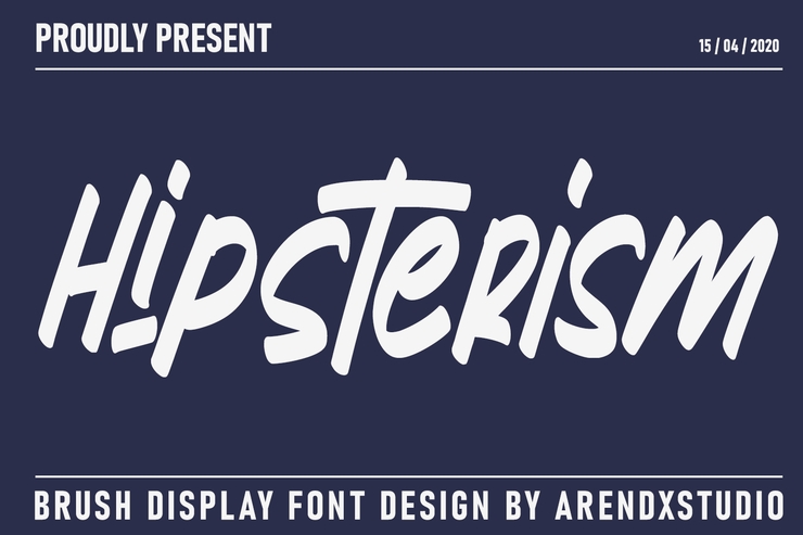 Hipsterism字体 4