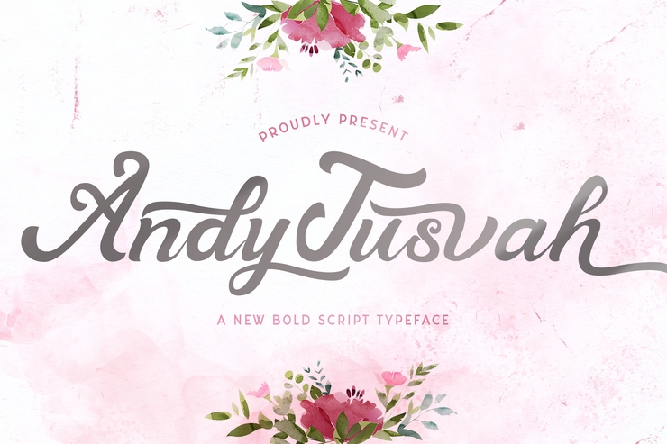 Andy Tusvah字体 10