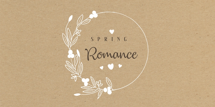 Spring Romance字体 1