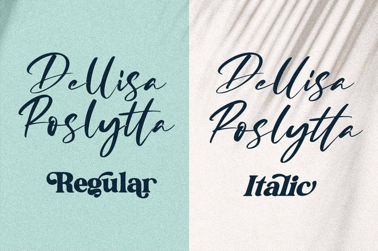 Dellisa Roslytta字体 2
