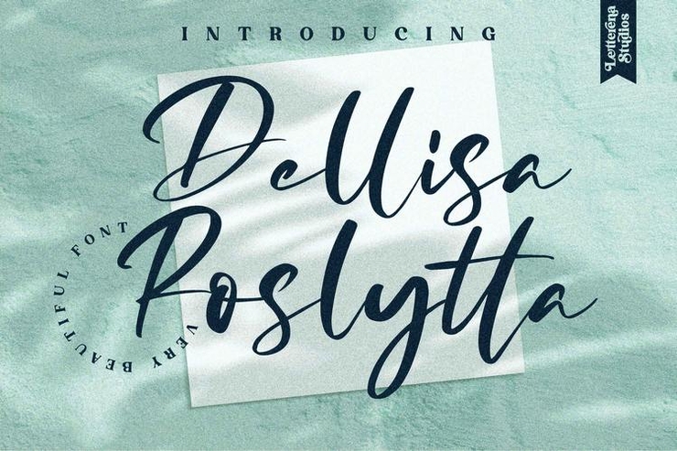 Dellisa Roslytta字体 5