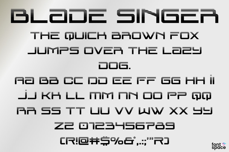 Blade Singer字体 6