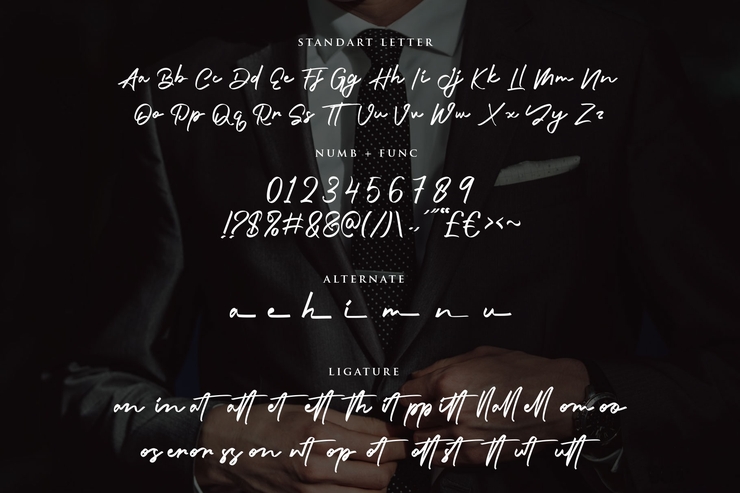 Brinattan字体 8