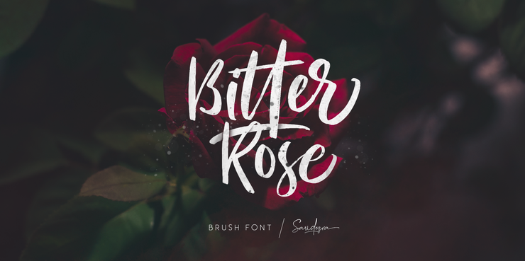 Bitter Rose字体 1