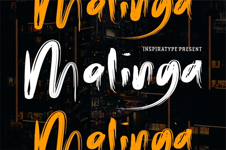 Malinga字体 6