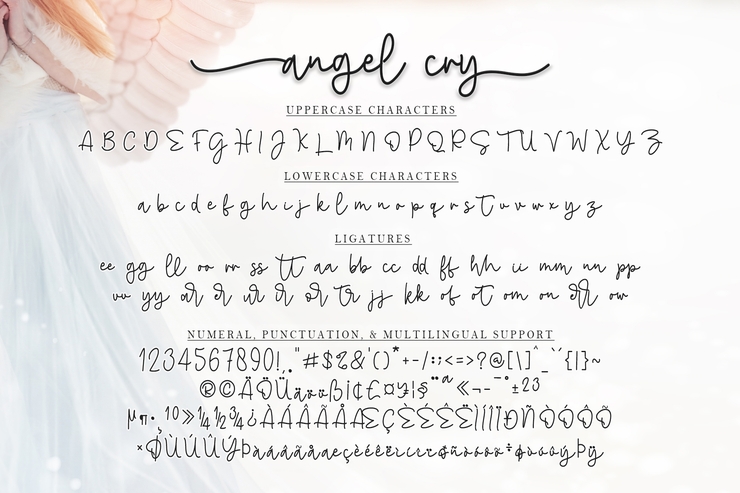Angel Cry字体 3