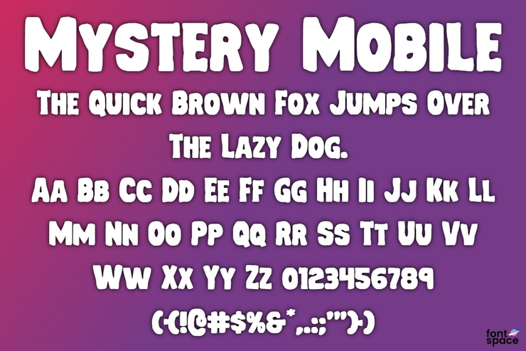 Mystery Mobile字体 3