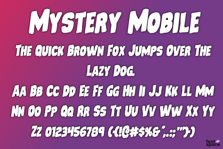 Mystery Mobile字体 5
