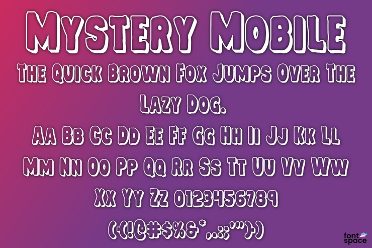 Mystery Mobile字体 6