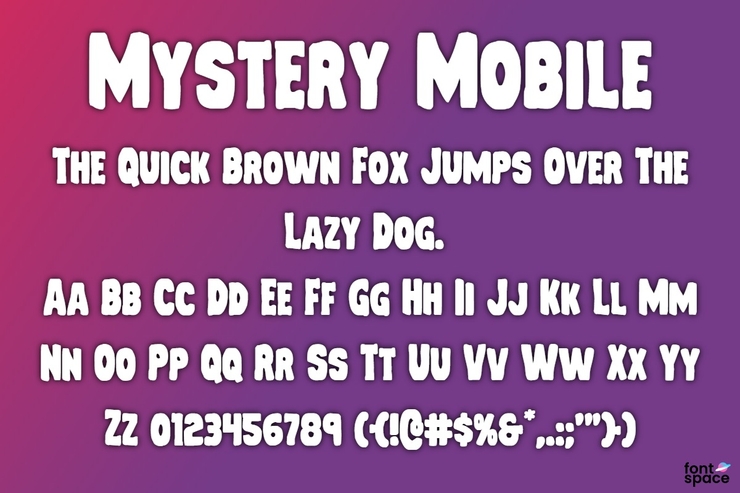 Mystery Mobile字体 7