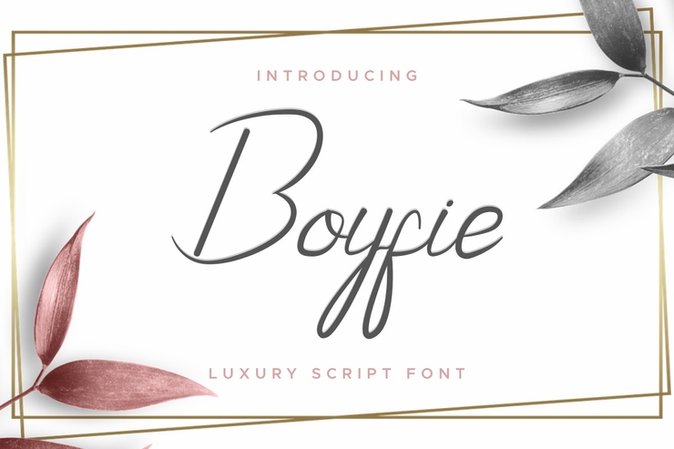 Boyfie字体 1