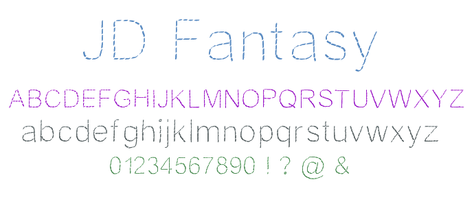 JDFantasy字体 2