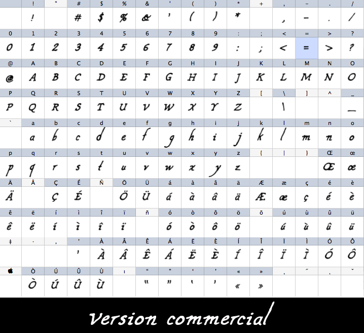 CF Nouvelle France字体 2