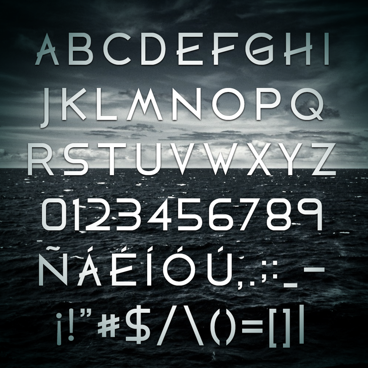 DEATH OCEAN字体 3